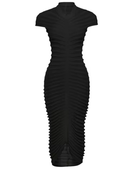 Ribbed Maxi Dress